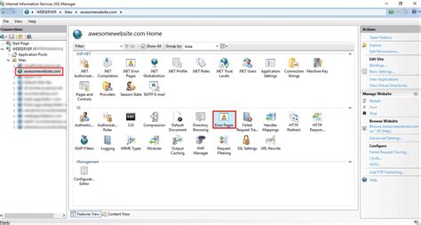 Enable Detailed Iis Errors Sysops