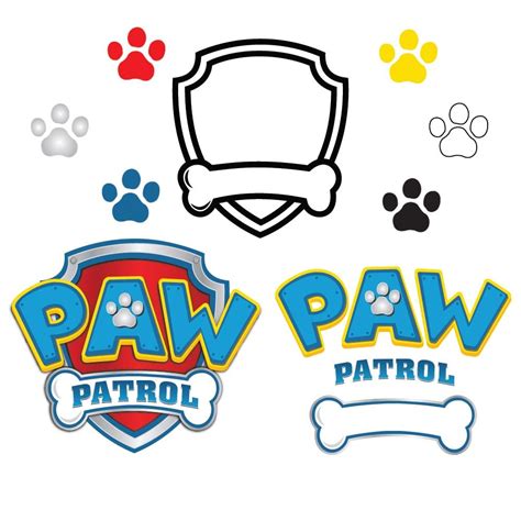 Paw Patrol svg paw Patrol logo clip art in digital format | Etsy