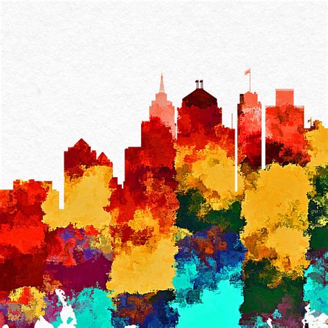 Detroit Skyline Detroit Art Detroit Poster Detroit Print Etsy