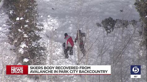 Skier Dies In Park City Backcountry Avalanche Body Recovered Youtube