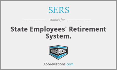 Sers State Employees Retirement System