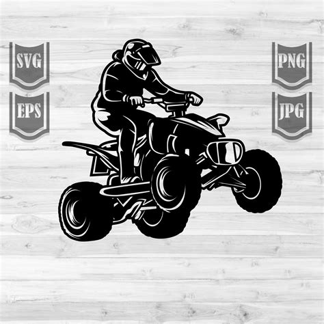 Atv Riding Svg Racer Dad T Idea Atv Shop Owner Monogram Etsy Atv