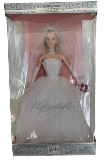 Barbie Davids Bridal Unforgettable Bride G2889 Rare Collector Ed Mattel 2004 Nib 125 00 Picclick