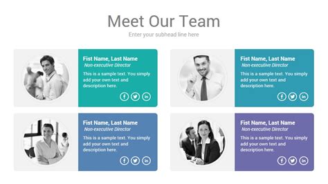 Team Introduction Slides Powerpoint Presentation Template Slidesalad