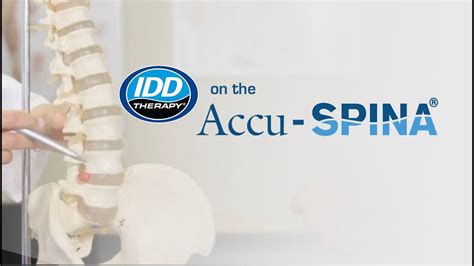 Idd Therapy Treatment On The Accu Spina A Brief Overview Youtube