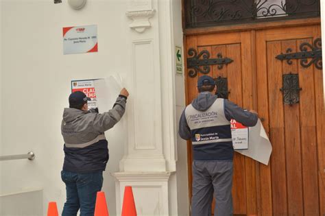 Municipalidad De Jesús María Clausura Por Segunda Vez Local De La