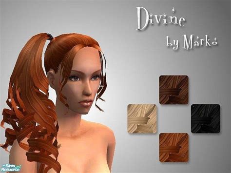 A Perfect Hairstyle For Those Hot Summer Days And Nights Found In Tsr
