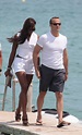 Photo : Vladimir Doronin et Naomi Campbell en 2010 à Saint-Tropez ...