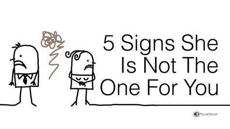 Signs She Is Not The One For You