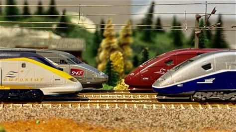 Tgv Compilation Model Trains N Scale Youtube
