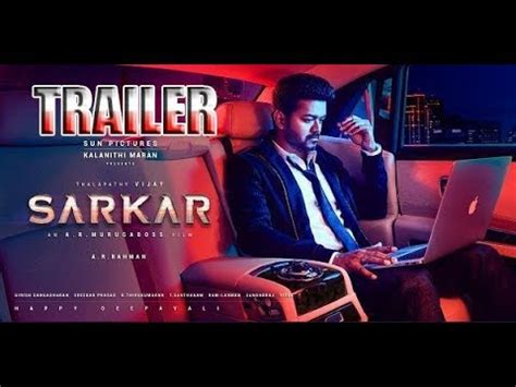 Sarkar Official Trailer Vijay Keerthi Suresh A R Rahman A R