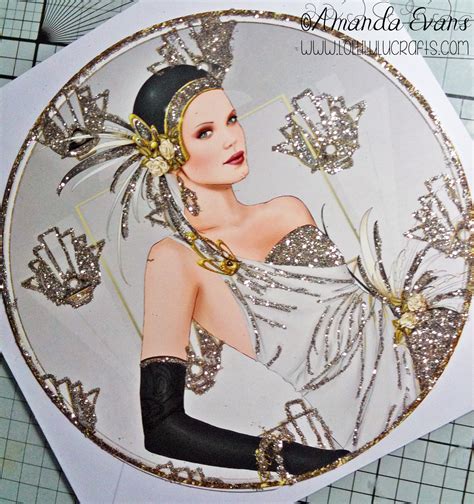 Free shipping on orders over $25 shipped by amazon. Debbi Moore Art Deco Lady Circle Card - Lolli Lulu Crafts