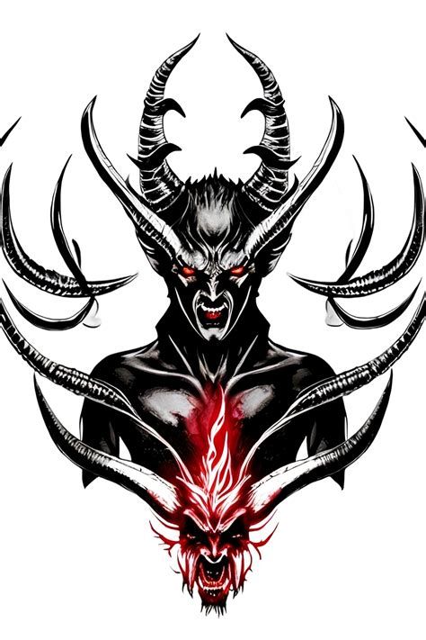Demon Devil Illustration Generative Ai 24915431 Png