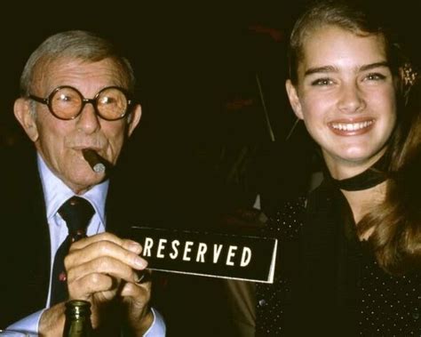 George Burns Smoking Cigar And Brooke Shields And Similar Items