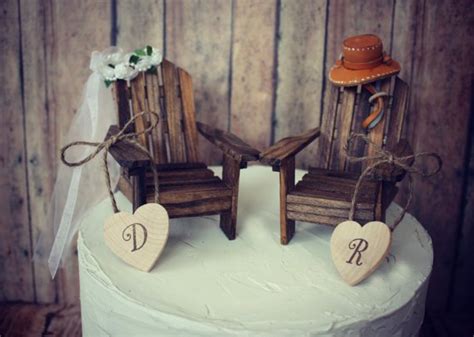 Unique Wedding Cake Toppers Rustic Wedding Chic