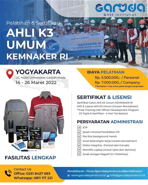 Pelatihan Ahli K3 Umum Yogyakarta Kelas Tatap Muka Update Solo Info