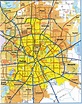 Dallas TX city map.Free printable detailed map of Dallas city Texas