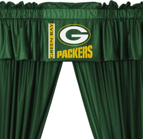 Packers minnie mouse cloud pal with throw blanket. NFL Green Bay Packers Football 5-Piece Valance-Curtains ...