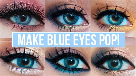 Mostly because of that, many women decide to go only with the trying to make their eyes look bigger is one of the biggest challenges. 5 Makeup Looks That Make Blue Eyes Pop! | Blue Eyes Makeup ...