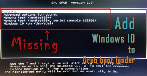 How To Add Windows 10 To Grub Boot Loader Alltricks