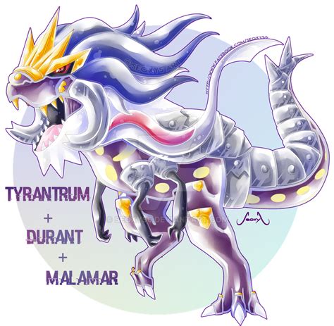 Tyrantrum X Malamar X Durant By Seoxys6 On Deviantart Cute Pokemon