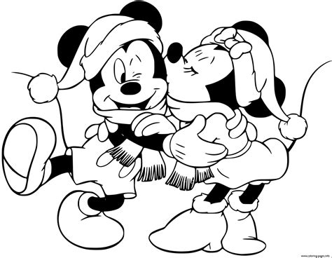 Les Amoureux Minnie Mouse Coloring Pages Mickey Mouse Coloring Pages