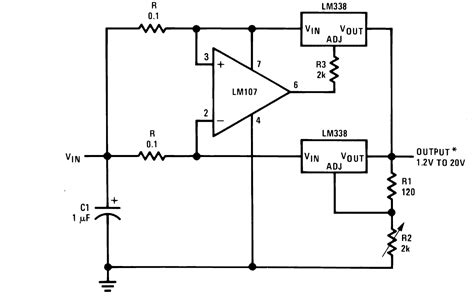 Ic Lm338 Application Circuits Homemade Circuit Projects