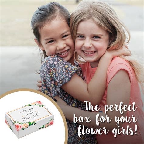 Flower Girl Proposal Box Sets Set Of 2 Pop Fizz Designs