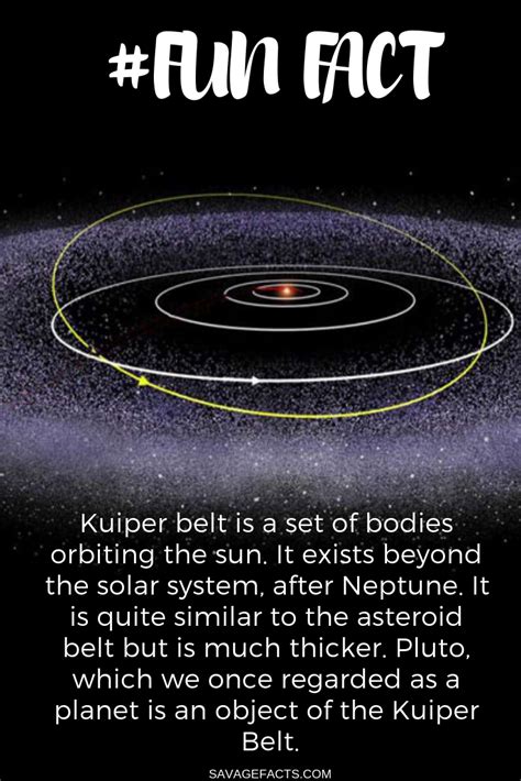 This extends from neptune's orbit at approximately thirty (30) au to about fifty (50) au from our sun. Interesting Facts About Kuiper Belt | Space facts, Kuiper ...