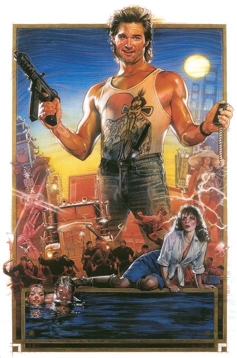 Big Trouble In Little China 1986 Famous Movie Posters Iconic Movie