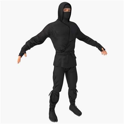 3d Ninja Rigged Model