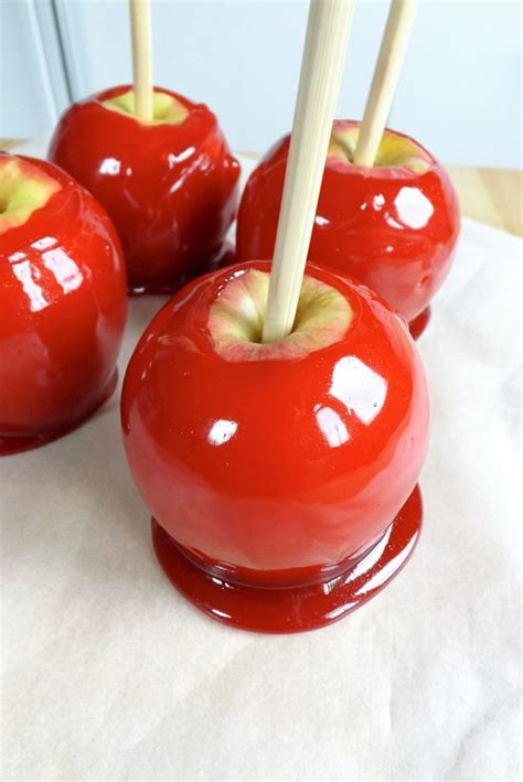 Homemade Toffee Apples Or Candy Apples If You Prefer Bake Then Eat