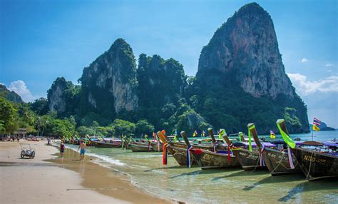 West Railay Beachkrabi Thailandkrabi Beachkrabi Tourbangkokkrabi