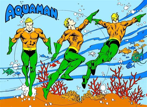 Jose Luis Garcia Lopez Aquaman Model Sheet Comics Aquaman