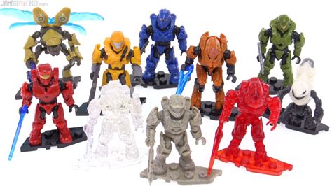 Mega Bloks Halo Foxtrot Figures Full Collection Review