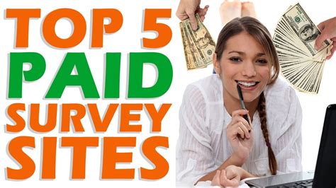 top 5 paid survey sites youtube