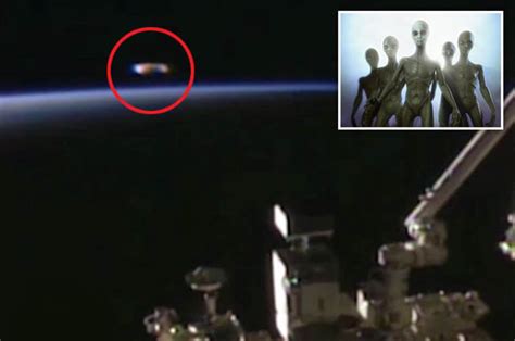 Ufo Spotted Nasa Alien Cover Up As Iss Live Feed Cut Daily Star