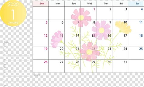 Text Pink Line Pattern Circle January 2020 Calendar January Calendar