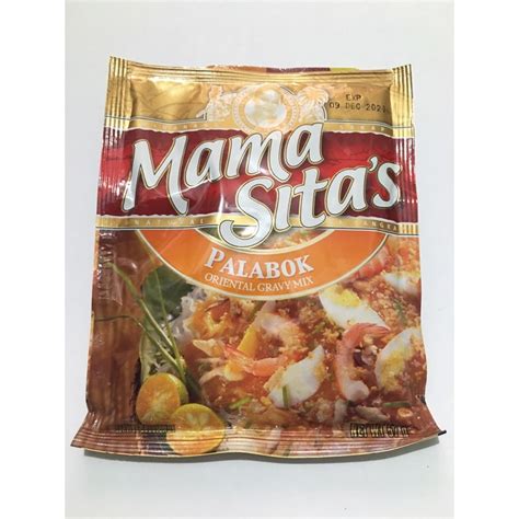 Mama Sitas Palabok Oriental Gravy Mix 57g Shopee Philippines