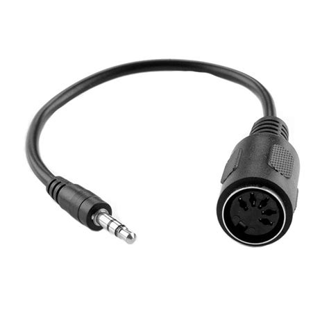 Midi Din Cable Midi 5 Pin Female To 35 Mm Male Jack Plug Stereo Audio