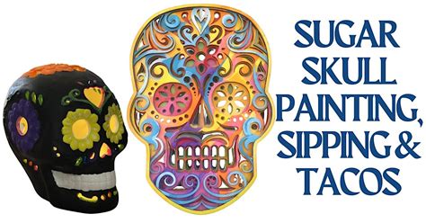 Sugar Skull Painting Sipping And Tacos Refresh Studios Denver