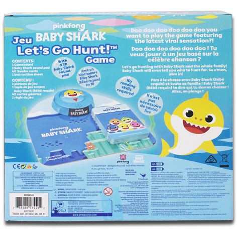 Buy Pinkfong Baby Shark Lets Go Hunt Card Game Plays Baby Shark Song