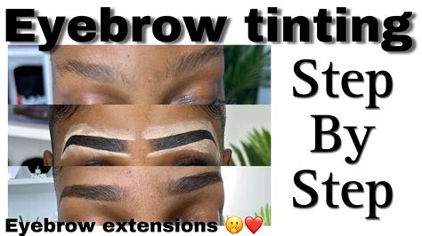 How To Tint Your Eyebrows At Home Eyebrows That Last Up To 2weeks 🫢