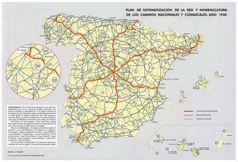 Mapa De Carreteras De España Rutas Y Carreteras Para Saber Llegar A