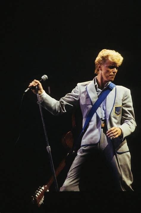 Serious Moonlight Tour 1983 Photo By Michael Putland David Bowie