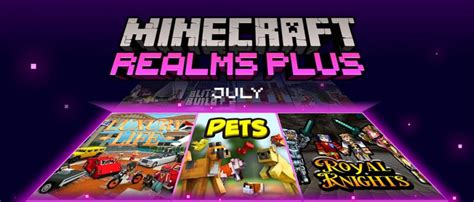 Minecraft Realms Plus July Update Six New User Created Creations