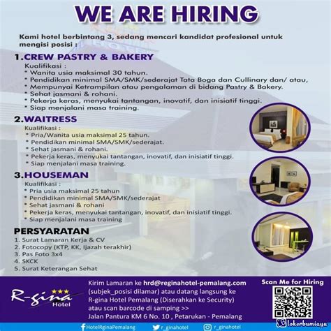 1,609 likes · 103 talking about this. Info Lowongan Kerja CREW PASTRY Terbaru 2021
