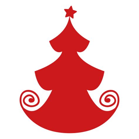 Red Christmas Tree Icon Png And Svg Design For T Shirts
