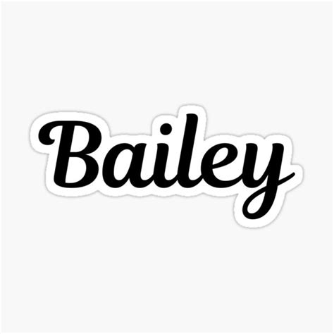 Bailey Sticker For Sale By Shemasaad Redbubble