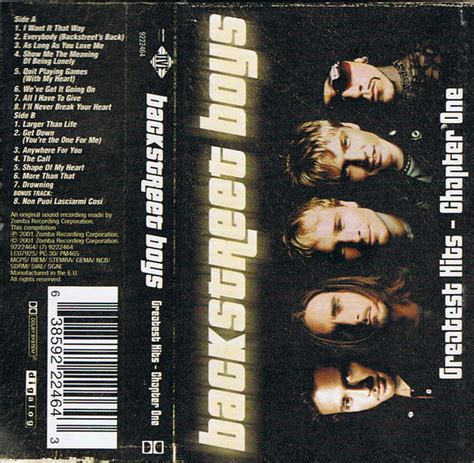 Backstreet Boys The Hits Chapter One 2001 Cassette Discogs